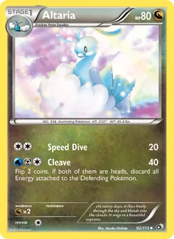 Altaria 92/113 — Legendary Treasures