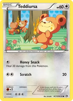 Teddiursa RC15/RC25 — Legendary Treasures