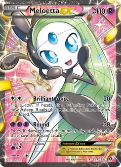 Meloetta-EX RC25/RC25 — Legendary Treasures
