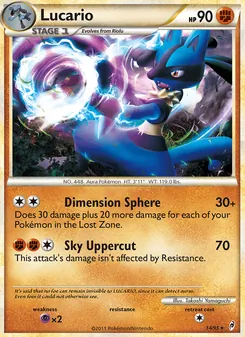 Lucario 14/95 — Call of Legends