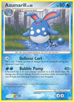 Azumarill 18/130 — Diamond & Pearl