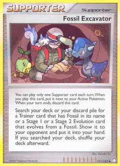 Excavateur de fossiles 111/123 — Mysterious Treasures