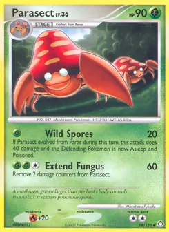 Parasect 58/123 — Mysterious Treasures