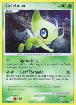 Celebi 7/123 — Mysterious Treasures