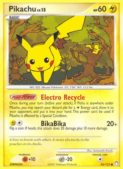 Pikachu 94/123 — Mysterious Treasures