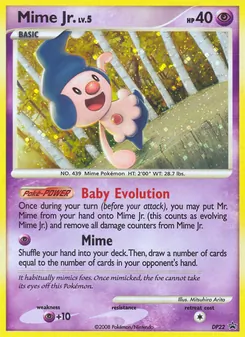 Mime Jr. DP22 — DP Black Star Promos