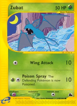 Zubat 118/144 — Skyridge
