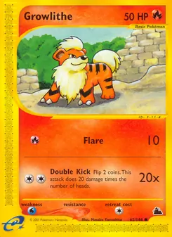 Growlithe 62/144 — Skyridge