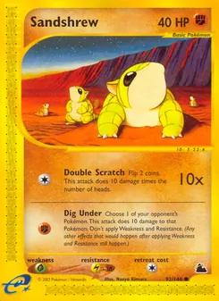 Sandshrew 92/144 — Skyridge