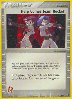 Here Comes Team Rocket! 111/109 — Team Rocket Returns