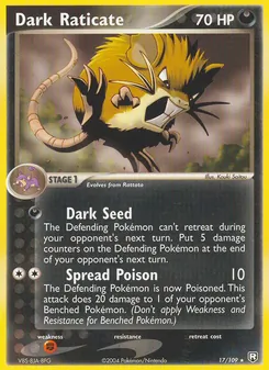Dark Raticate 17/109 — Team Rocket Returns
