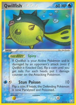 Qwilfish 27/109 — Team Rocket Returns