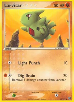 Larvitar 63/109 — Team Rocket Returns
