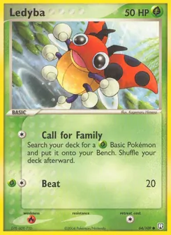 Ledyba 64/109 — Team Rocket Returns