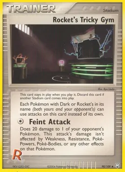 Rocket's Tricky Gym 90/109 — Team Rocket Returns