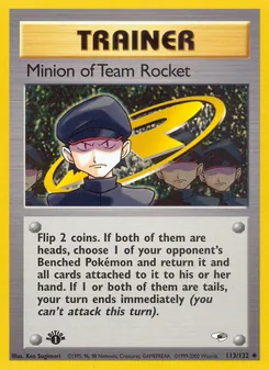 Minion of Team Rocket 113/132 — Gym Heroes