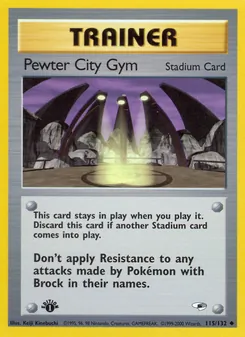 Pewter City Gym 115/132 — Gym Heroes