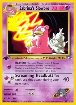 Sabrina's Slowbro 60/132 — Gym Heroes