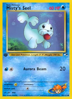 Misty's Seel 88/132 — Gym Heroes