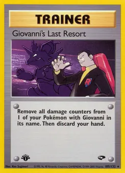 Giovanni's Last Resort 105/132 — Gym Challenge