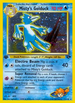 Misty's Golduck 12/132 — Gym Challenge