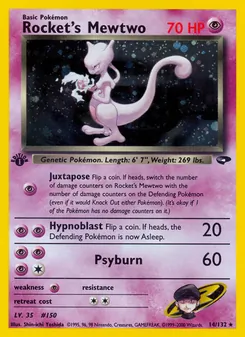 Rocket's Mewtwo 14/132 — Gym Challenge