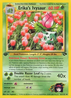 Erika's Ivysaur 41/132 — Gym Challenge