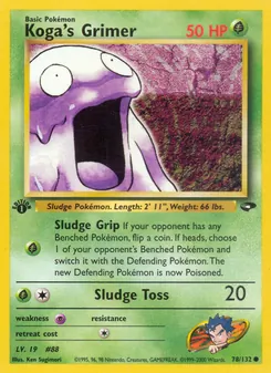 Koga's Grimer 78/132 — Gym Challenge
