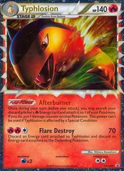 Typhlosion HGSS09 — HGSS Black Star Promos