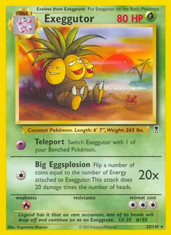 Exeggutor 23/110 — Legendary Collection
