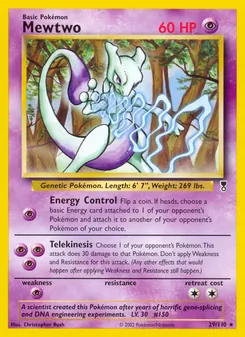 Mewtwo 29/110 — Legendary Collection