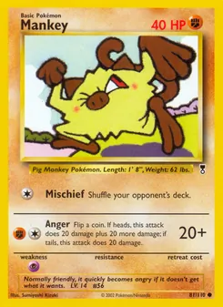 Mankey 81/110 — Legendary Collection