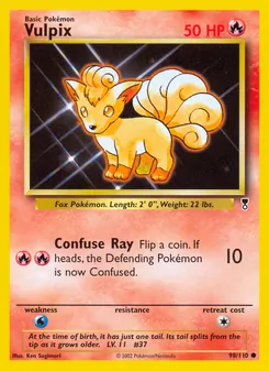 Vulpix 98/110 — Legendary Collection