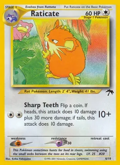 Raticate 6/18 — Southern Islands