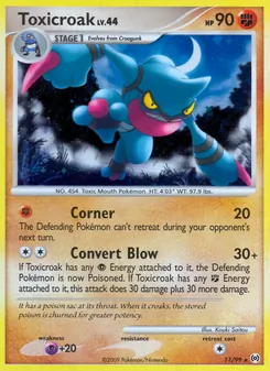 Toxicroak 11/99 — Arceus
