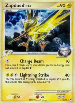 Zapdos G 12/99 — Arceus