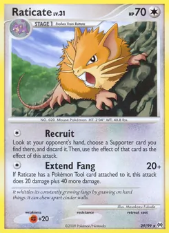 Raticate 29/99 — Arceus