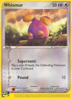 Whismur 19/40 — Nintendo Black Star Promos
