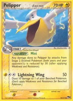 Pelipper δ 14/17 — POP Series 5