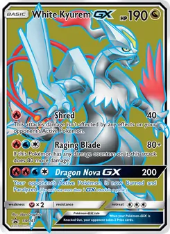 Kyurem Blanc GX SM141 — SM Black Star Promos