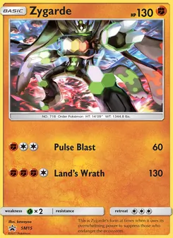 Zygarde SM15 — SM Black Star Promos