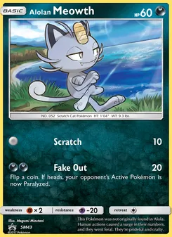 Miaouss d’Alola SM43 — SM Black Star Promos