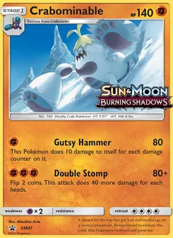 Crabominable SM47 — SM Black Star Promos