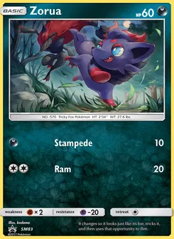 Zorua SM83 — SM Black Star Promos