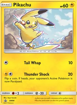 Pikachu SM98 — SM Black Star Promos