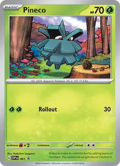 Pineco 061/225 — SVP Black Star Promos