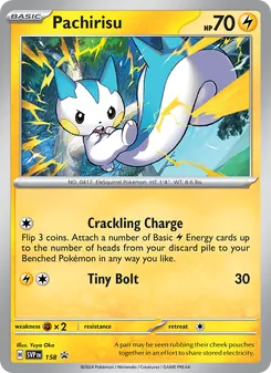 Pachirisu 158/225 — SVP Black Star Promos