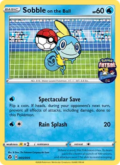 Sobble on the Ball 5/5 — Pokémon Futsal 2020