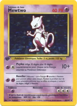 Mewtwo 10/102 — Base Set