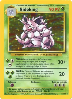 Nidoking 11/102 — Base Set